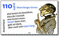 Briefmarke: Lebenslanges Lernen